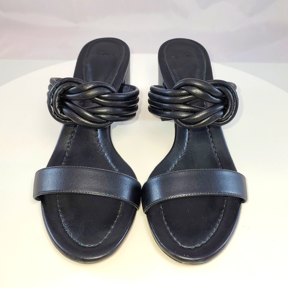 Alexandre Birman Shoes - $595 Alexandre Birman Vicky Black Knotted Leather Mules Sz 37